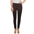 thumbnail image 1 of INC Womens Curvy Mid-Rise Skinny Pants Brown 12, 1 of 3