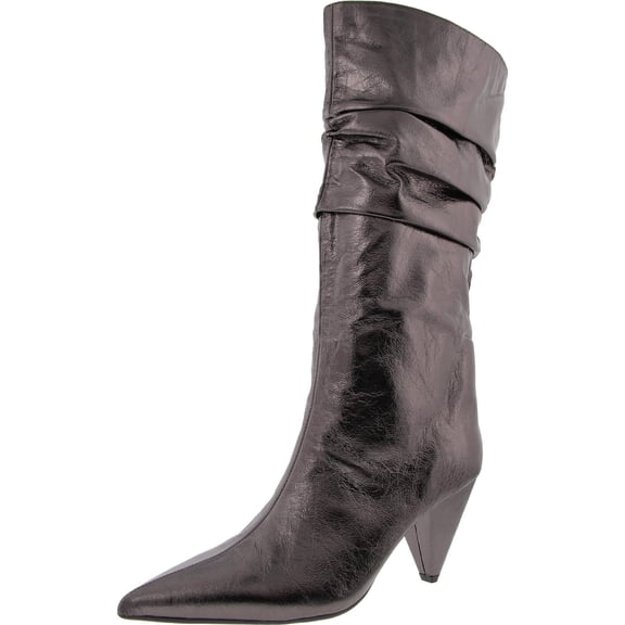 INC Womens Diiannaa Slouchy Faux Leather Knee-High Boots