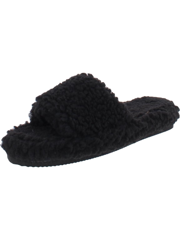 Womens Dinnaa Cozy Faux Fur Slide Slippers