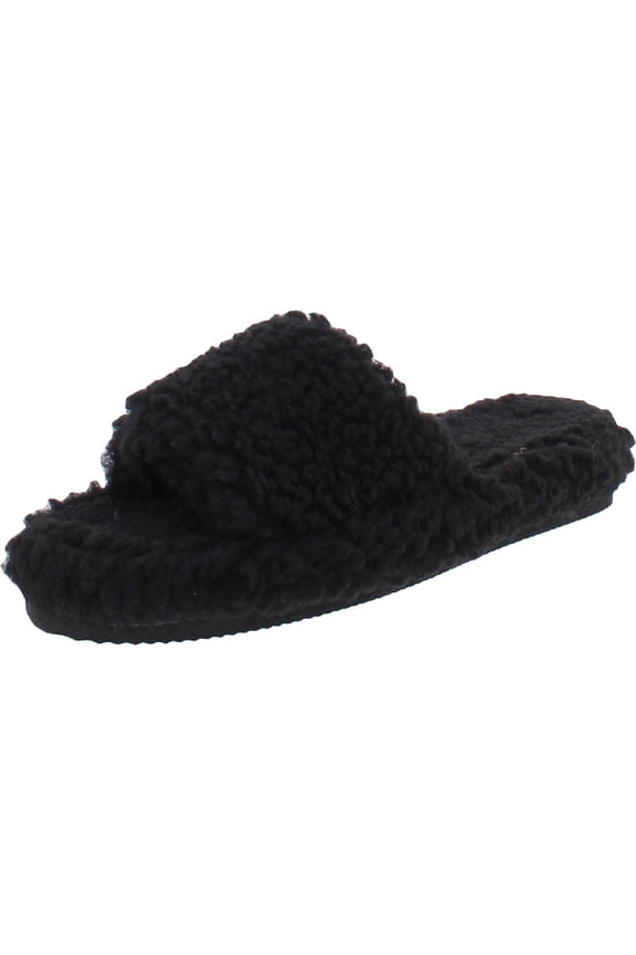 Womens Dinnaa Cozy Faux Fur Slide Slippers