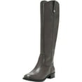 thumbnail image 1 of INC Womens Fawne Leather Knee-High Riding Boots Brown 6 Medium (B,M), 1 of 8