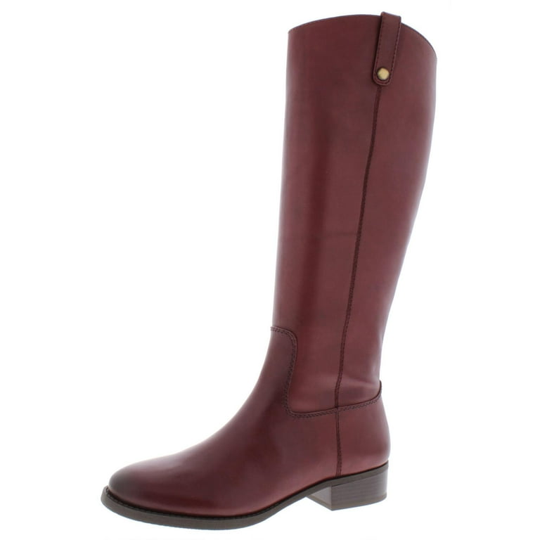 INC Womens Fawne Leather Knee High Riding Boots