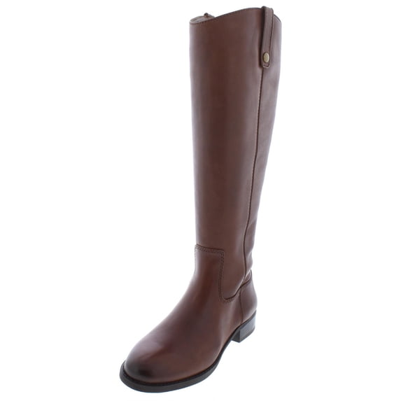 INC Womens Fawne Wide Calf Leather Riding Boots Brown 8 Medium (B,M)