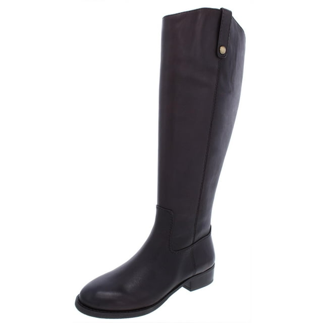 INC Womens Fawne Wide Calf Leather Riding Boots