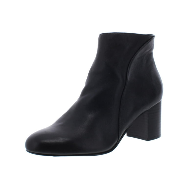 INC Womens Floriann Leather Booties Ankle Boots