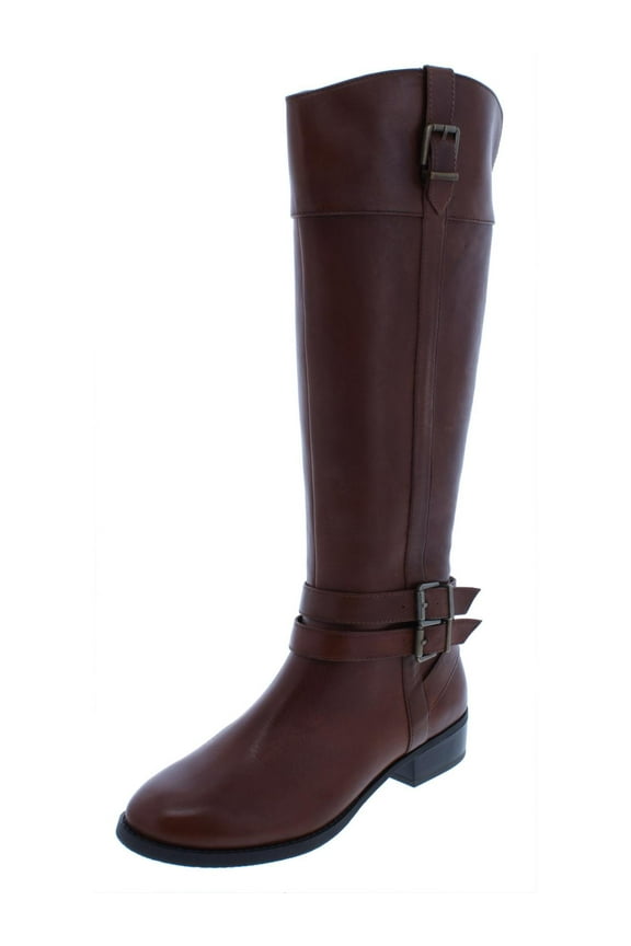 INC Womens Frank II Leather Knee-High Riding Boots