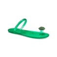 thumbnail image 1 of INC Womens Green Jelly Toe Ring Pineapple Detail Embellished Strappy Loren Round Toe Slip On Sandals Shoes 5 M, 1 of 4