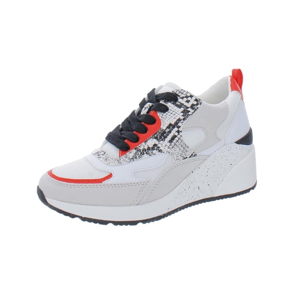 INC Womens Hadya Metallic Wedge Fashion Sneakers