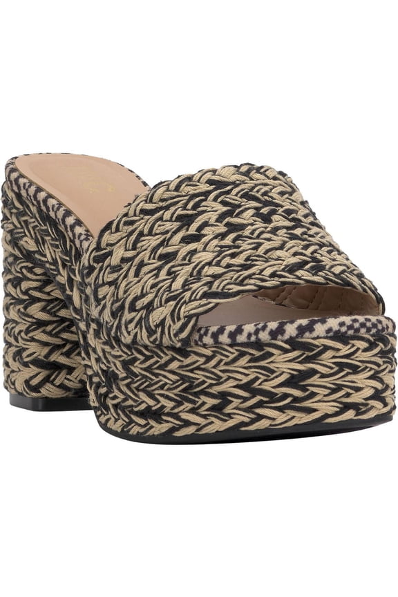Womens Hazila Slip On Platform Platform Sandals