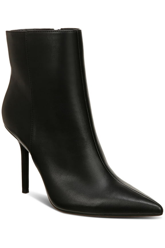 Womens Holand Faux Leather Pointed Toe Booties