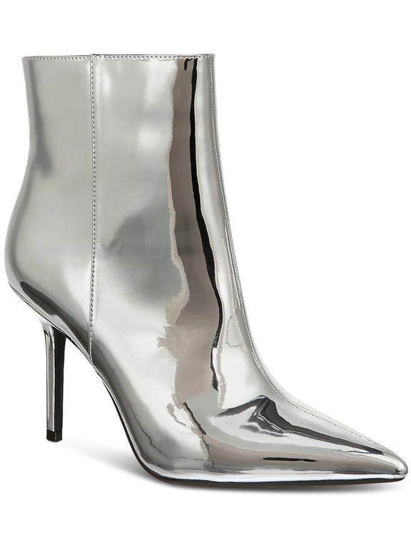 Womens Holand Patent Pointed Toe Booties
