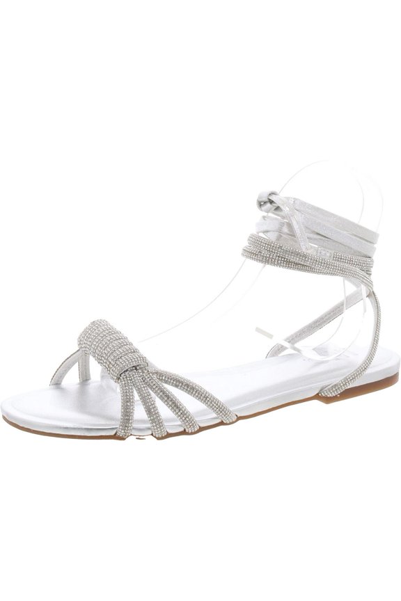 Womens Holiston Rhinestone Open Toe Strappy Sandals