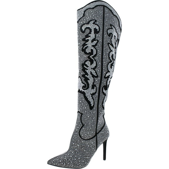 INC Womens Iresa 4 Rhinestone Over-The-Knee Boots