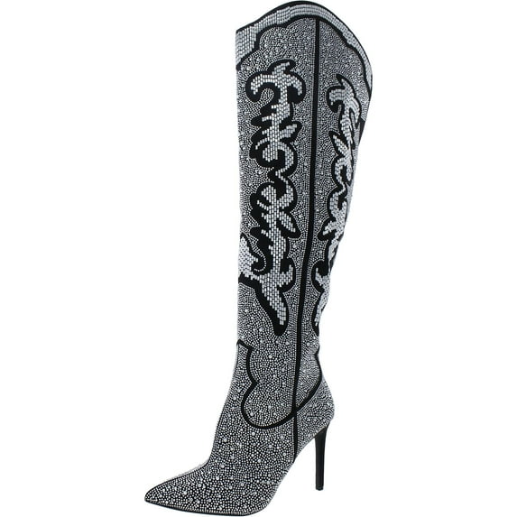 INC Womens Iresa 4 Rhinestone Over-The-Knee Boots