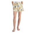 thumbnail image 1 of INC Womens Ivory Pocketed Zippered Hook And Bar Closure Belted Floral High Waist Shorts 16, 1 of 4