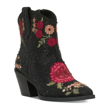 Steve Madden Thorn Booties - Western Heel Pointed Toe Women's Fashion Boots