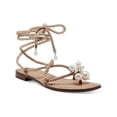 thumbnail image 1 of INC Womens Jerzi Rope Embellished Flat Sandals, 1 of 3