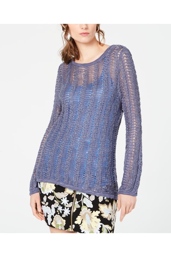 Womens Knit Sheer Sweater