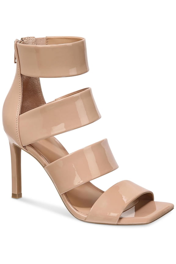 Womens LIANA PATENT LEATHER STRAPPY HEELS Mary Jane Heels