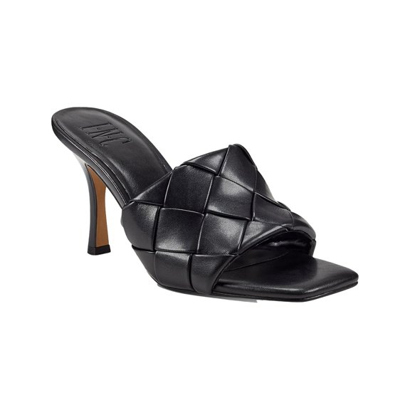 INC Womens Liah Faux Leather Open Toe Slide