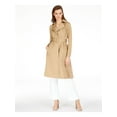 thumbnail image 1 of INC Womens Long Lace Back Trench Coat Tan L, 1 of 4