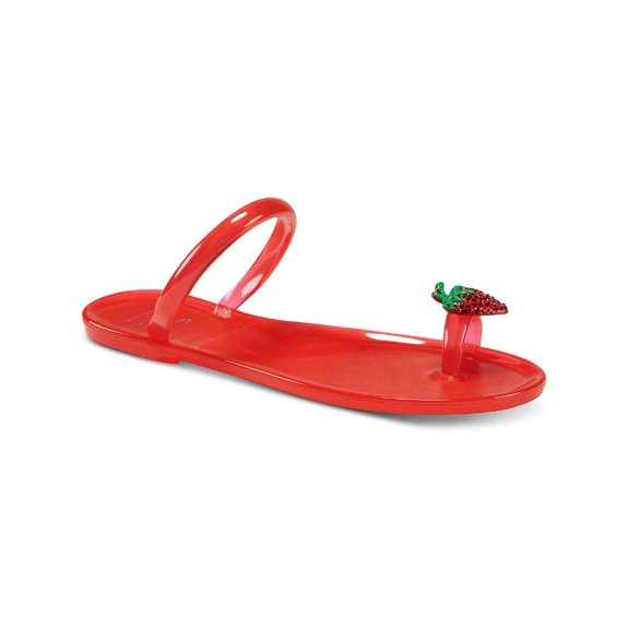 INC Womens Loren Toe-Loop Solid Jelly Sandals