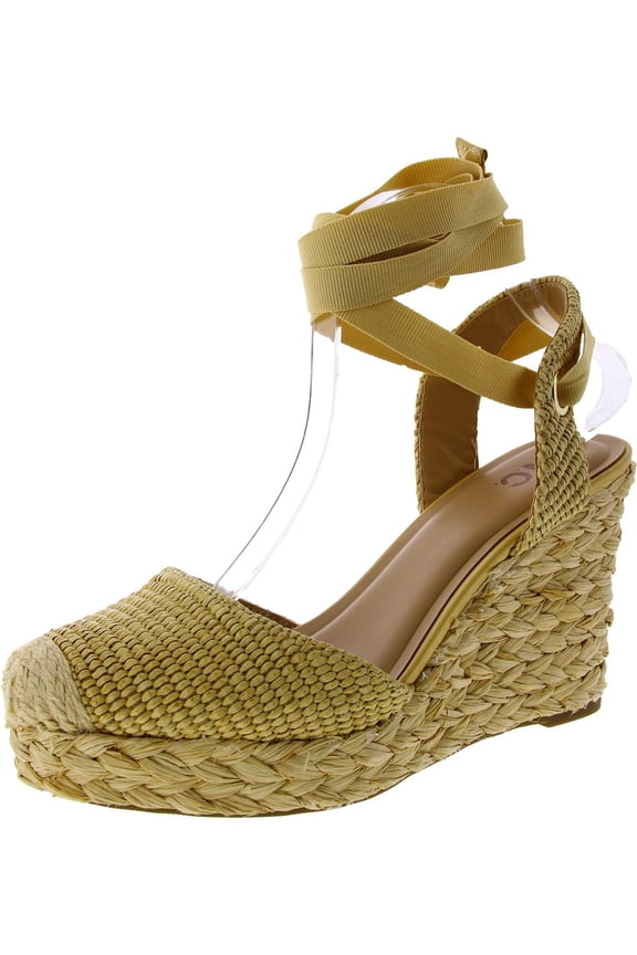 Womens Maisie Woven Strappy Wedge Sandals