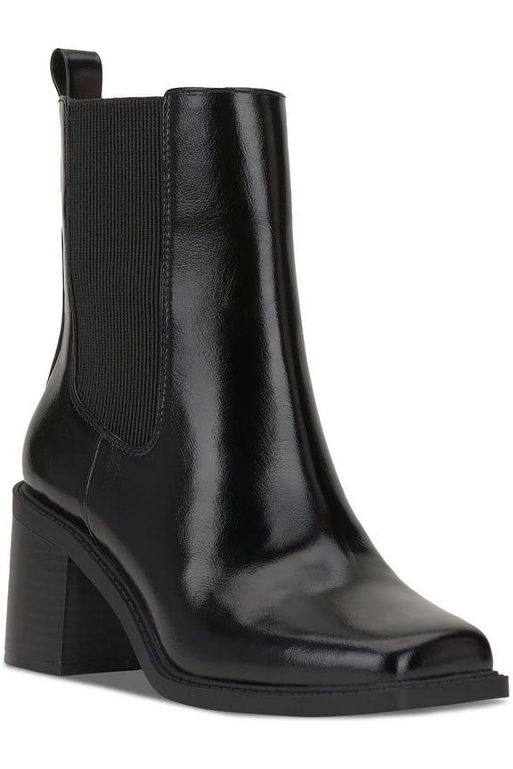 Womens Mapiya Faux Leather Zip Up Ankle Boots