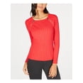 thumbnail image 1 of INC Womens Maroon Raglan Jewel Neck Top S, 1 of 2