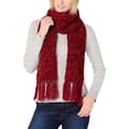 thumbnail image 1 of INC International Concepts Chenille Shine Scarf (Wine), 1 of 1