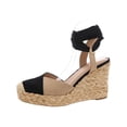 thumbnail image 1 of INC Womens Moniquee 2 Faux Suede Wedge Espadrille Heels, 1 of 1