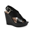 thumbnail image 1 of INC Womens Vera  Open Toe Slingback Wedge Sandals, 1 of 3