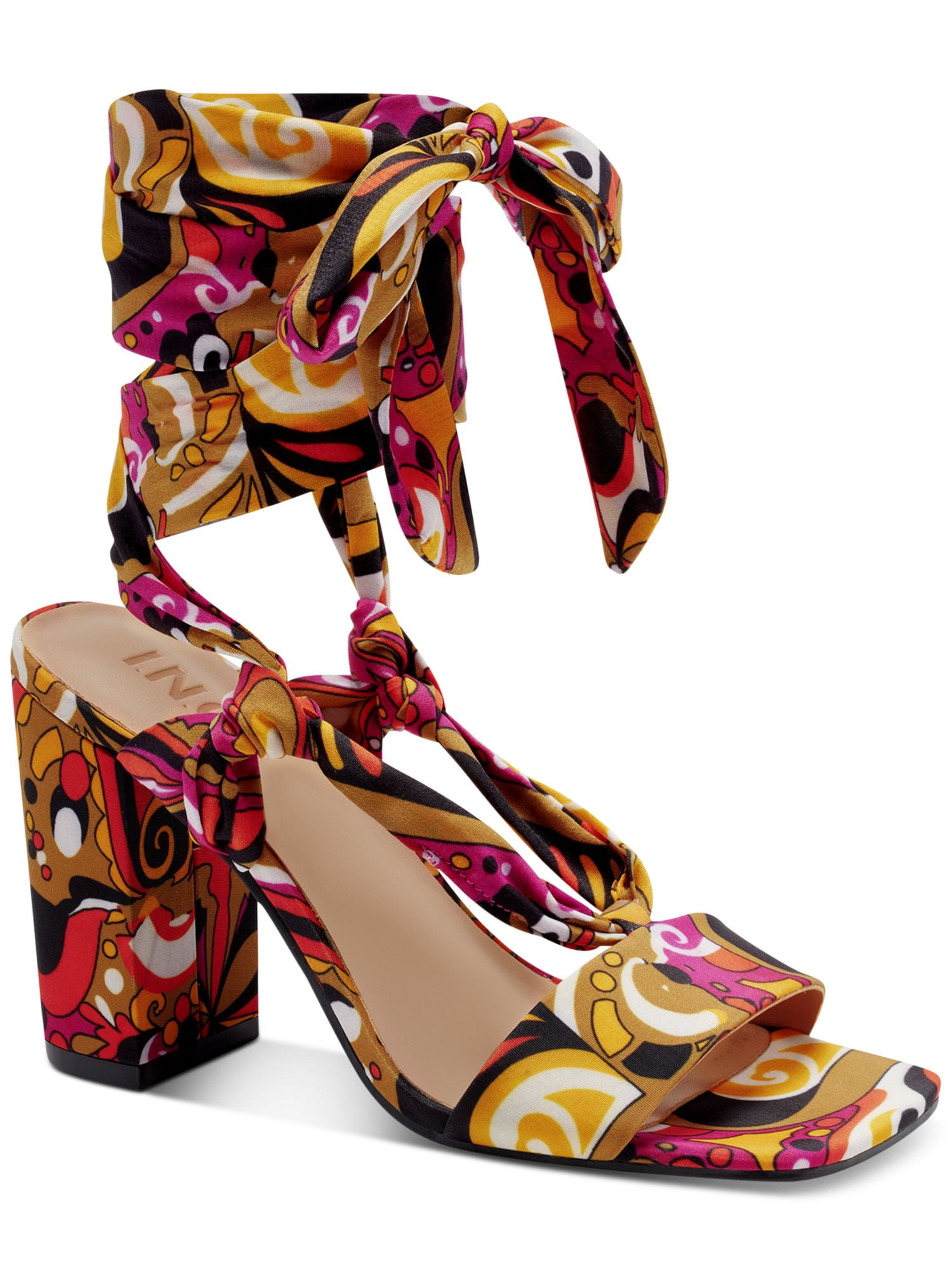 Inc block clearance heel sandals