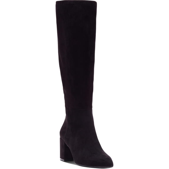 INC Womens Ozara Faux Suede Tall Knee-High Boots Black 7 Medium (B,M)