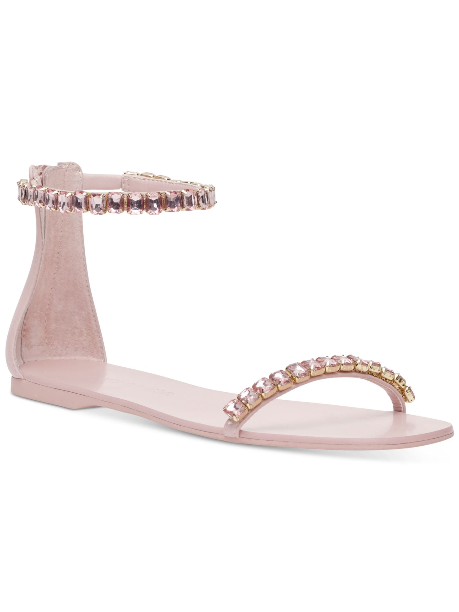 INC Womens Pink Ankle Strap Embellished The Carmel Round Toe Zip-Up Sandals  Shoes 7.5 M - Walmart.com