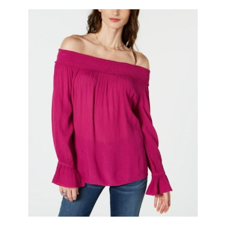 Cold shoulder peasant top on sale
