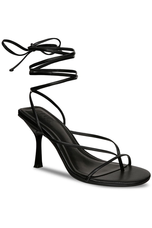 Womens Pippa Faux Leather Thong Slingback Sandals