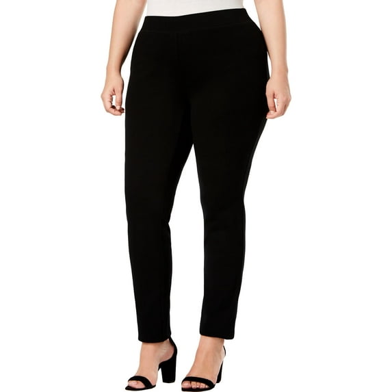 INC Womens Plus Pull On Office Wear Skinny Pants