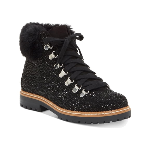 INC Womens Pravale 3 Embellished Short Lace-Up Boot