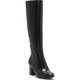 thumbnail image 1 of INC Womens Radella Wide Calf Leather Knee-High Boots, 1 of 3