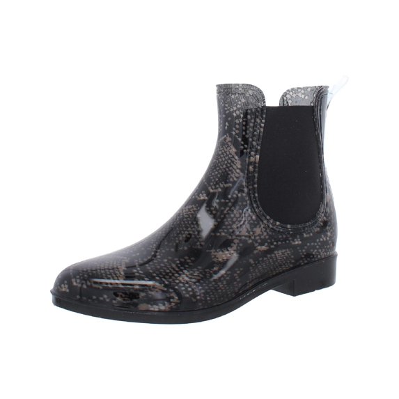 INC Womens Raelynn Vinyl Ankle Rain Boots