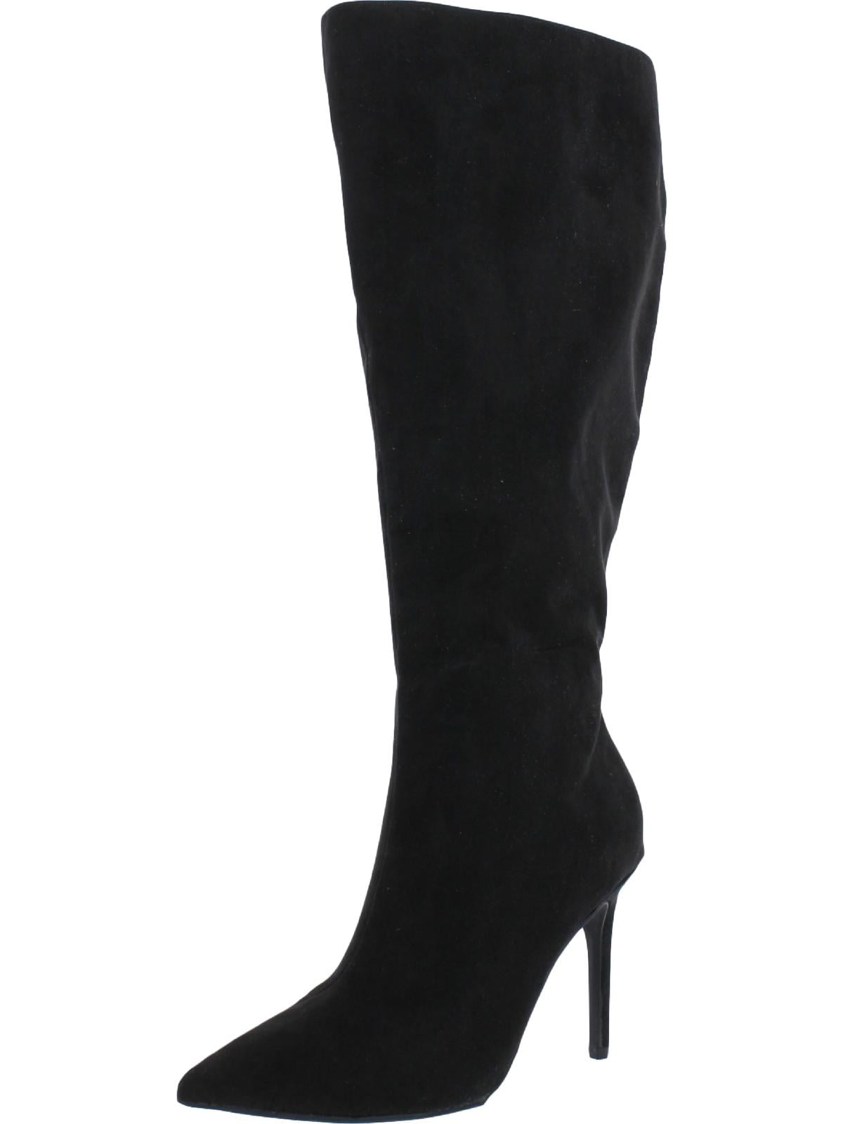 INC Womens Rajel Faux Suede Wide Calf Knee-High Boots - Walmart.com