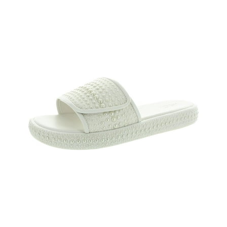 INC Womens Rayley 2 Embellished  Slide Sandals