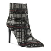 INC Womens Reisa 4 Rhinestone Plaid Booties