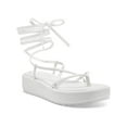 thumbnail image 1 of INC Womens Rexile Thong Strappy Flatform Sandals, 1 of 3