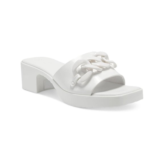 INC Womens Rozie Slip On Sandal Block Heels