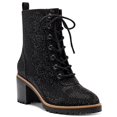 thumbnail image 1 of INC Womens Samira 2 Rhinestone Almond Toe Mid-Calf Boots, 1 of 3