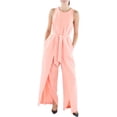 thumbnail image 1 of INC Womens Textured Split Hem Jumpsuit, 1 of 2