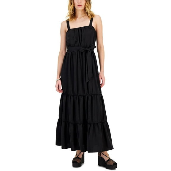 INC Womens Tiered Ruffled Maxi Dress