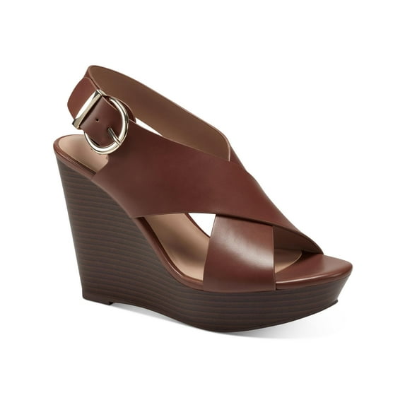 INC Womens Vera Open Toe Slingback Wedge Sandals